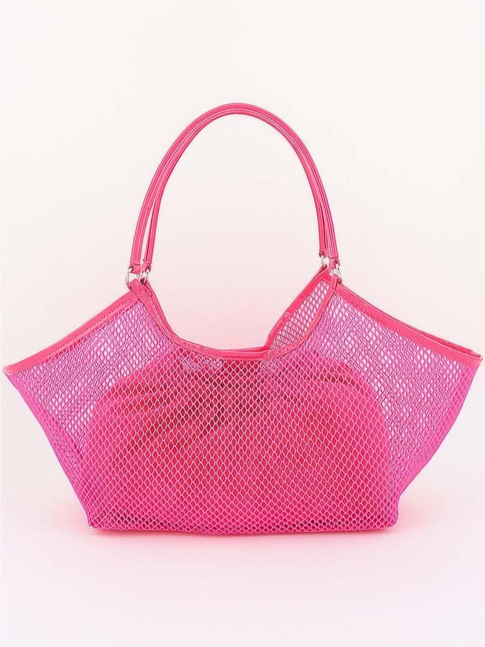 Mesh Tote Bag With Removable Liner